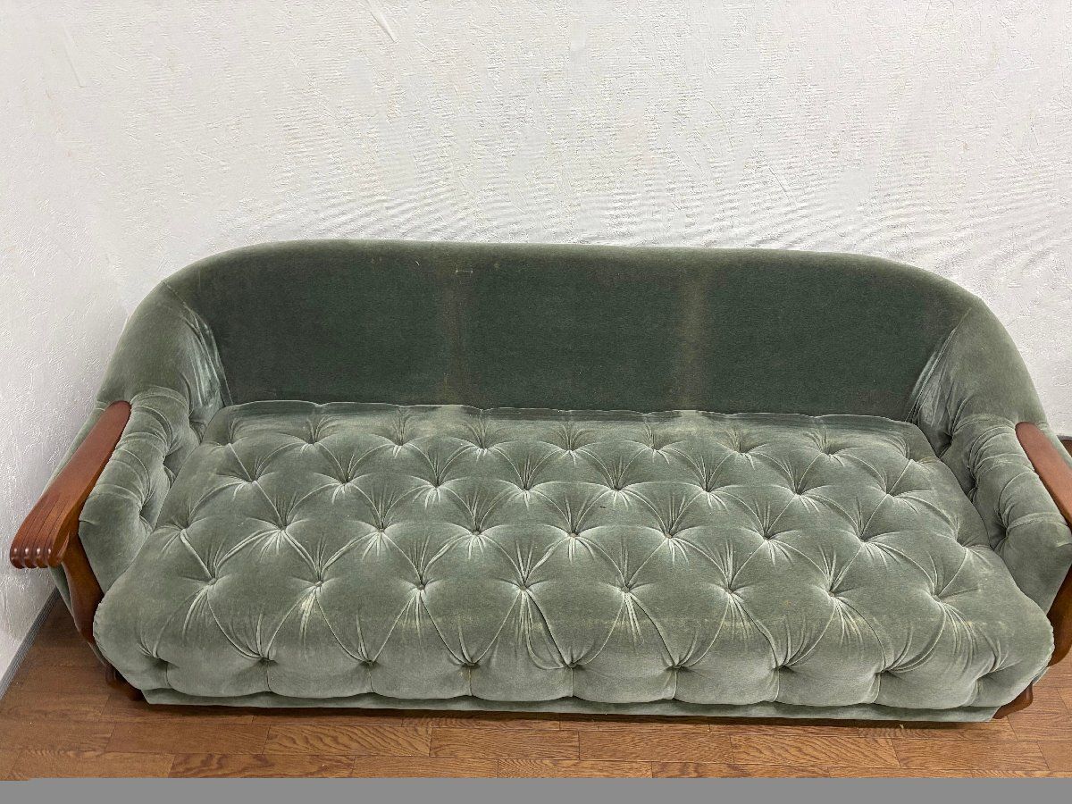 ○マルニ maruni ベルサイユ 3人掛けソファ トリプル 3P ベルベット