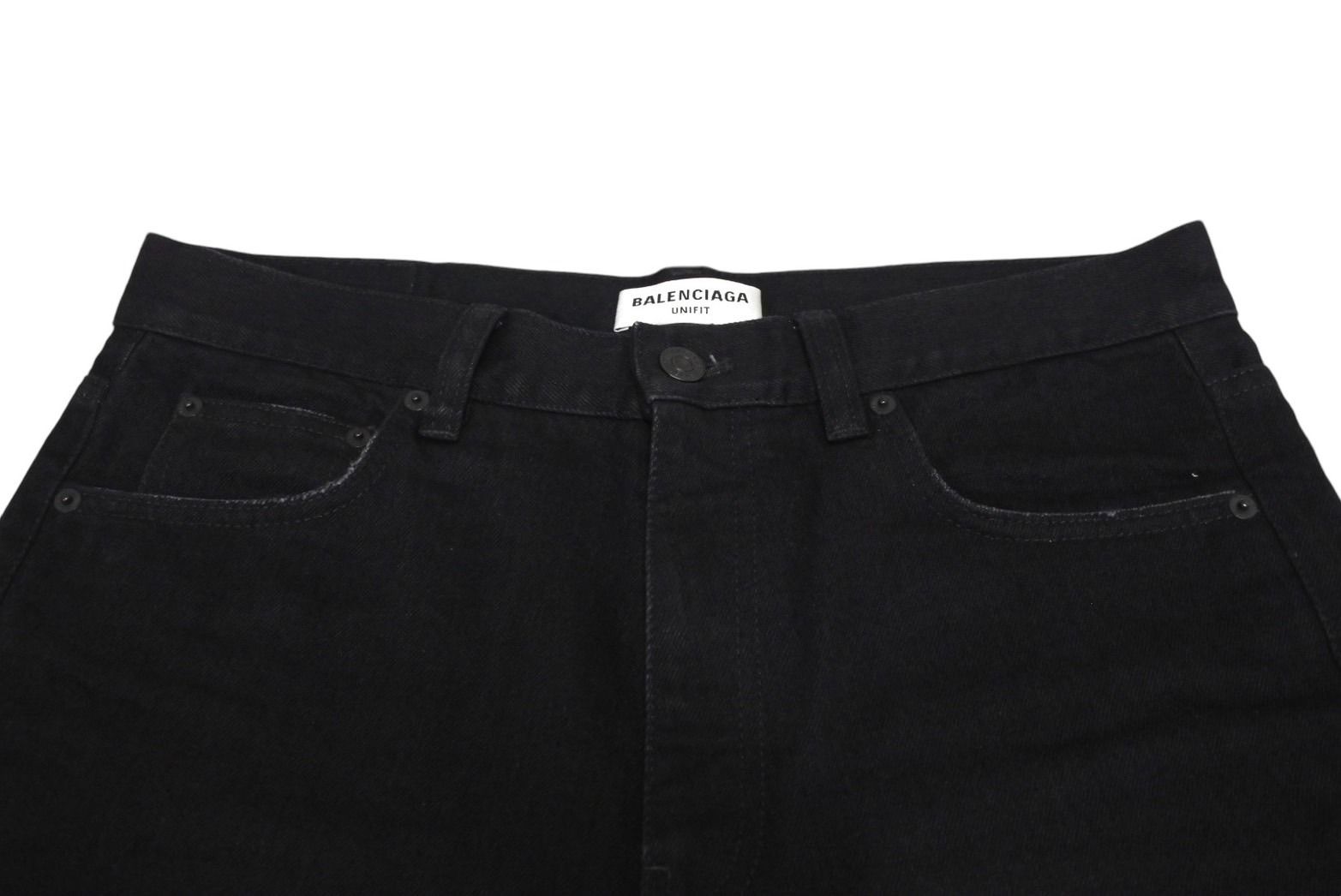 極美品 BALENCIAGA バレンシアガ フレアデニムパンツ 697829 サイズS 