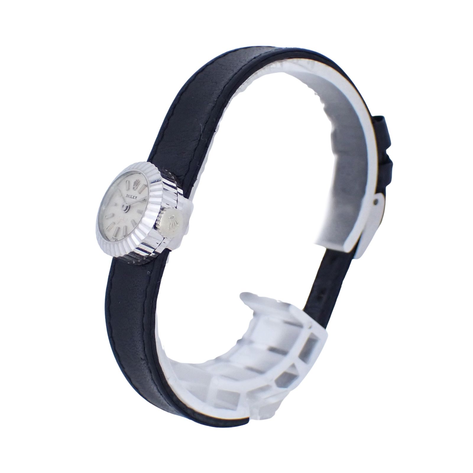 K 18 WG ロレックス カメレオン オーキッド 1967年 レディース 腕時計