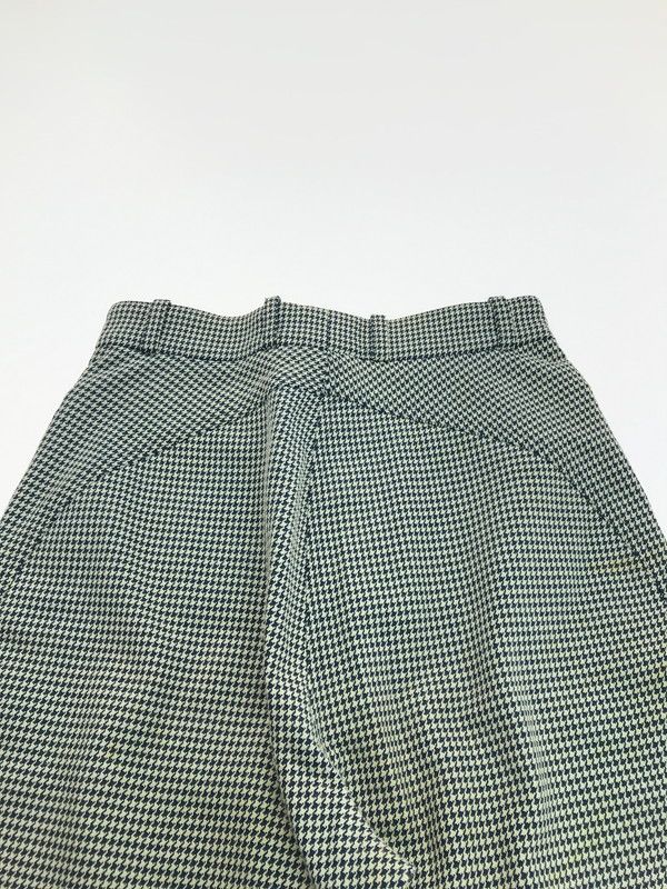 中古】【レディース】HERMES エルメス HOUNDSTOOTH SLACKS 千鳥格子柄