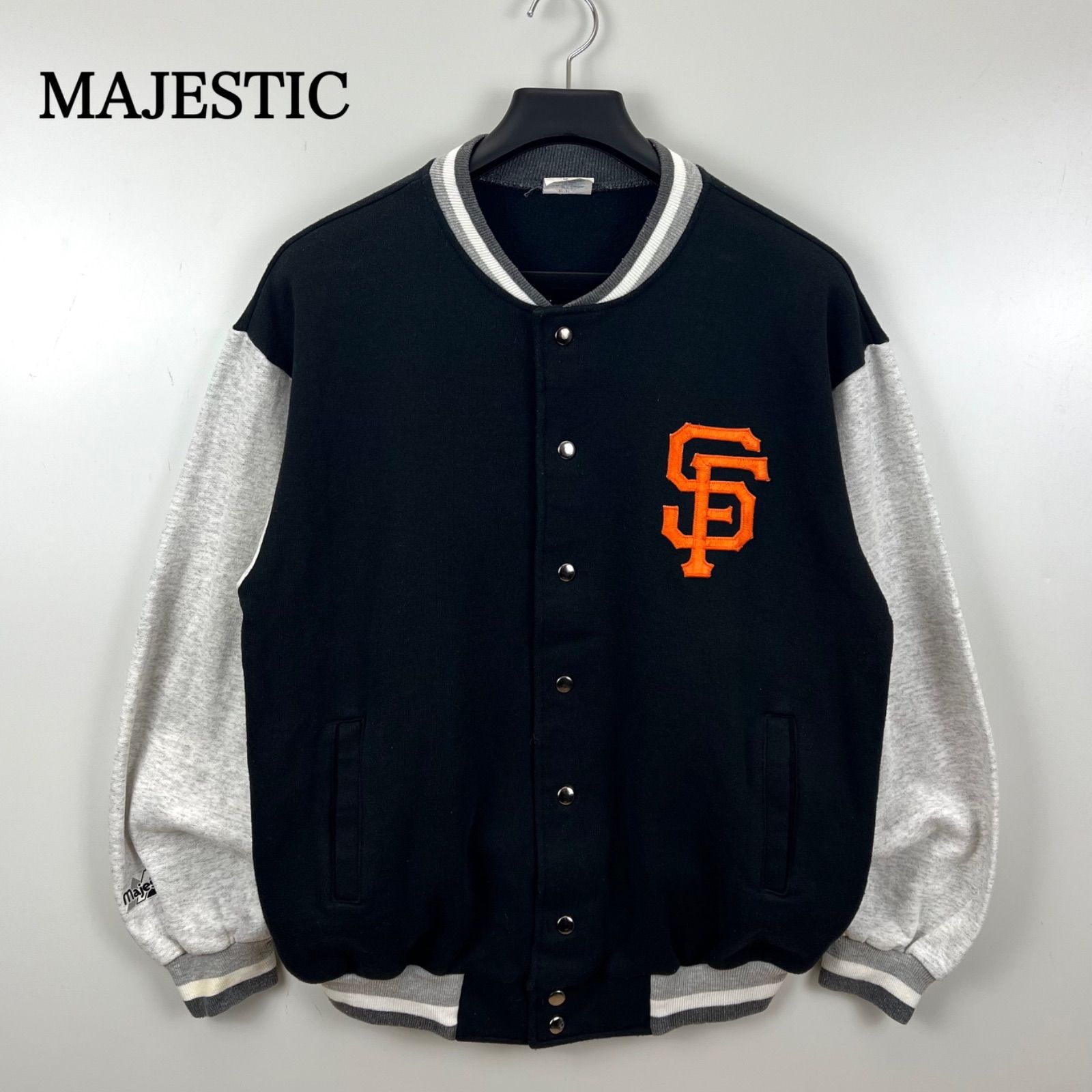 MAJESTIC 90s USA MLB SF giants sweat varsity jacket M