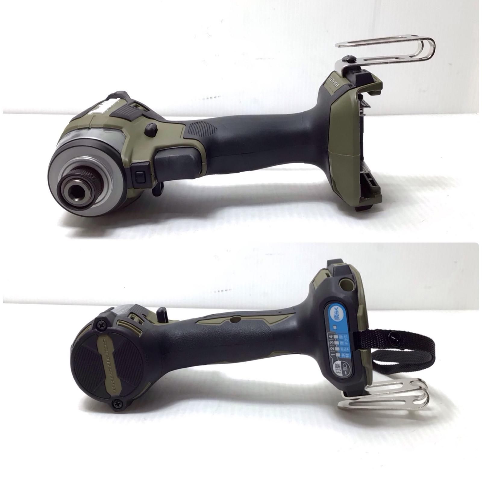  ΘΘMAKITA マキタ インパクトドライバ S 充電器 充電池 ケース付 コードレス式 18 v 757066 オリーブ 電動インパクトドライバー ドリル ドライバー レンチ