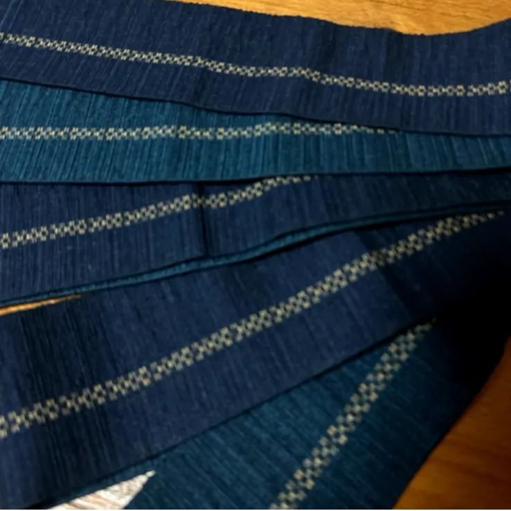 男物本場奄美大島紬アンサンブルフルセット100亀甲