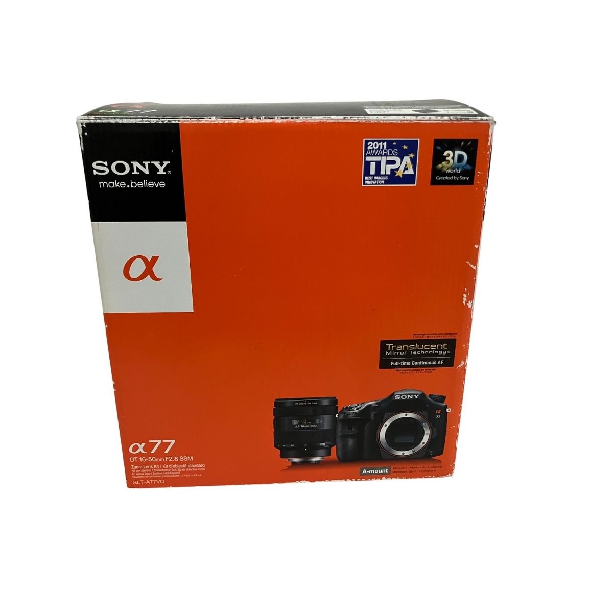 SONY α77 SLT-A77V 一眼レフ カメラ ボディ ソニー 中古 B10734150