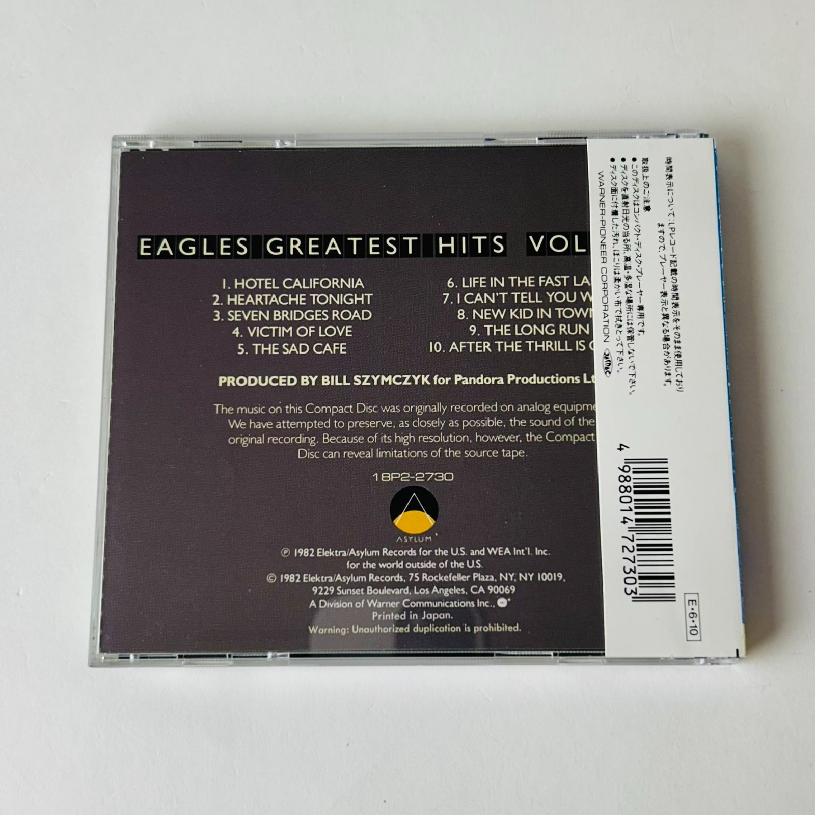 帯付] イーグルス（EAGLES） グレイテストヒッツ VOL.2 (国内盤) [廃盤