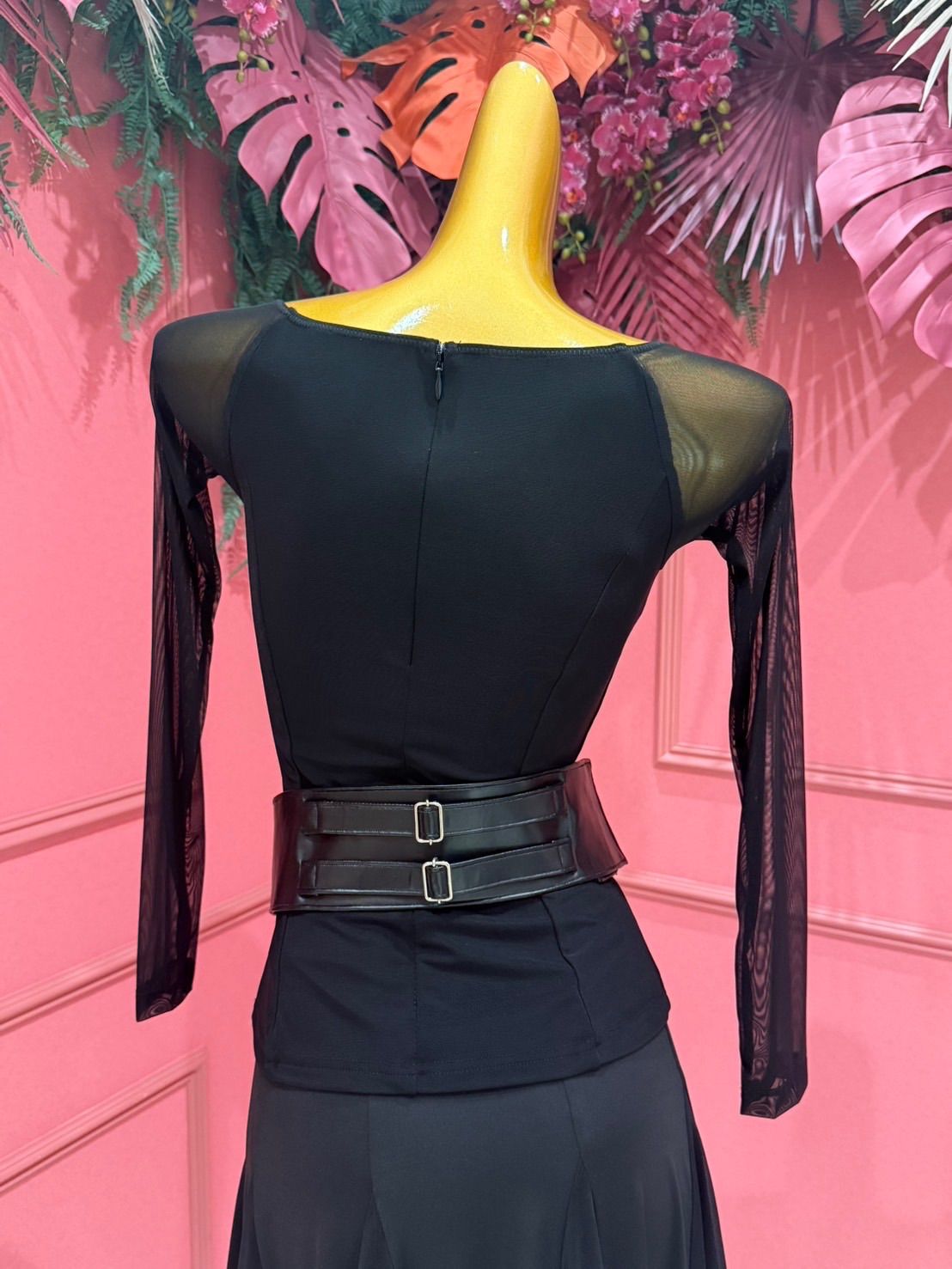 社交ダンス gentil ジャンティ ベルト 黒 ブラック - メルカリ