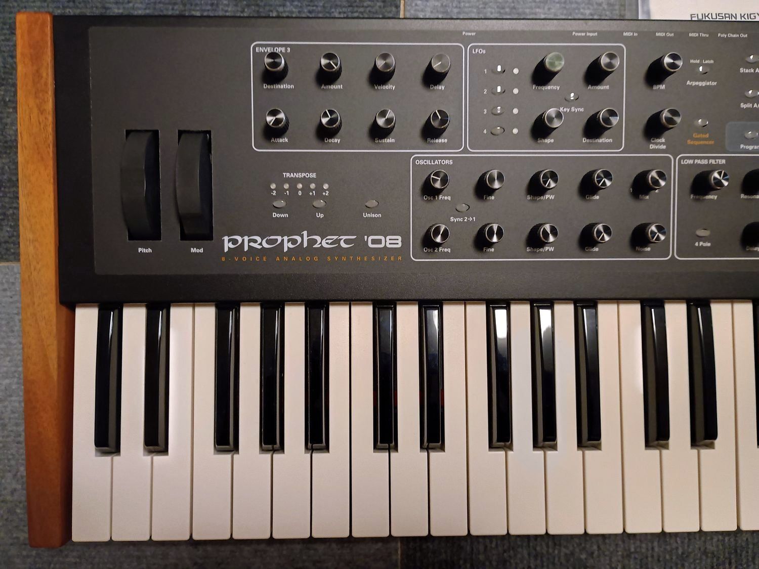 現状品／完動】Dave Smith Instruments Prophet-08 PE｜純正AC