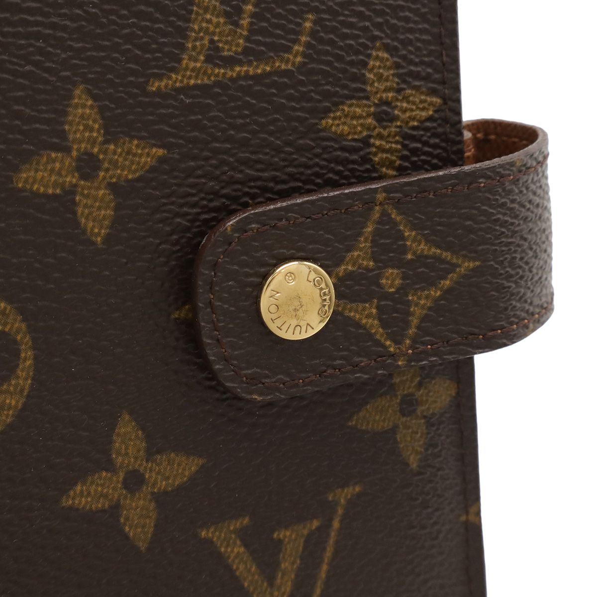 LOUIS VUITTON ルイ ヴィトン モノグラム アジェンダMM 手帳カバー 6穴