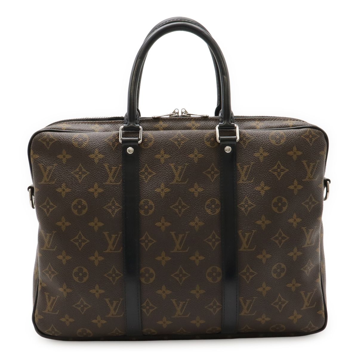 LOUIS VUITTON ルイ ヴィトン モノグラムマカサー PDV PM ポルトドキュマン ヴォワヤージュ ビジネスバッグ ブリーフケース M 52005