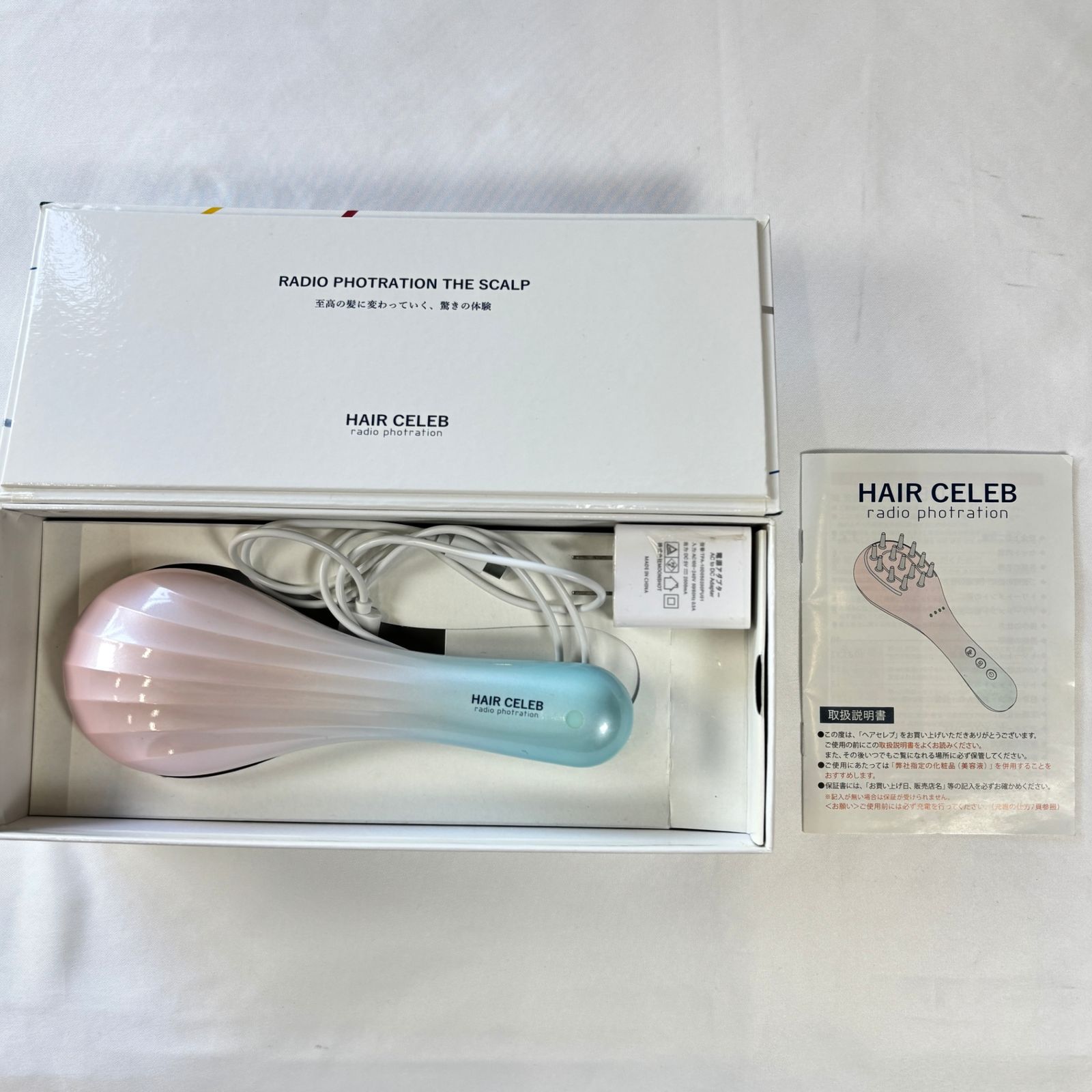 HAIR CELEB ヘアセレブ radio photoration ヘアケア用美容機器