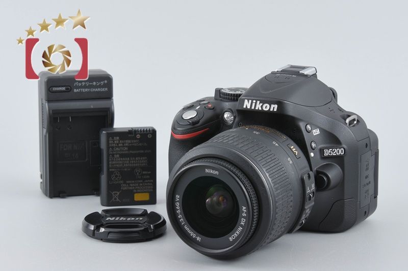 Nikon ニコン 【中古】Nikon ニコン D5200 18-55 VR レンズキット