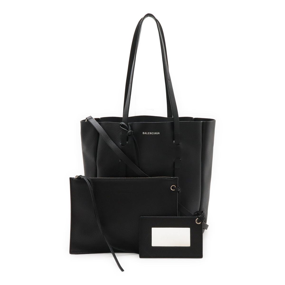 ✨超美品✨バレンシアガ　エブリデイXS　2wayトート　オールレザー ロゴ　黒 BALENCIAGA（バレンシアガ） EVERYDAY TOTE XS エブリデイ トート