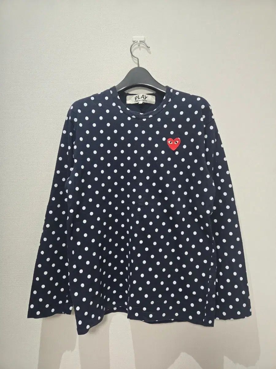 コム・デ・ギャルソン プレイ ドット 長袖Tシャツ large - メルカリ