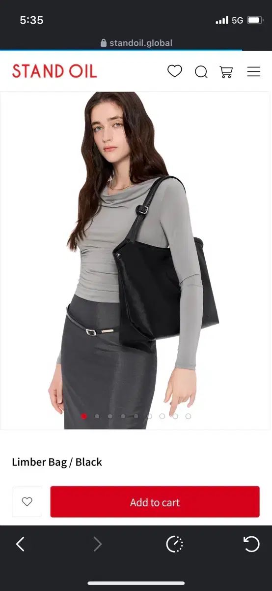 スタンドオイル 림버バッグ ブラック