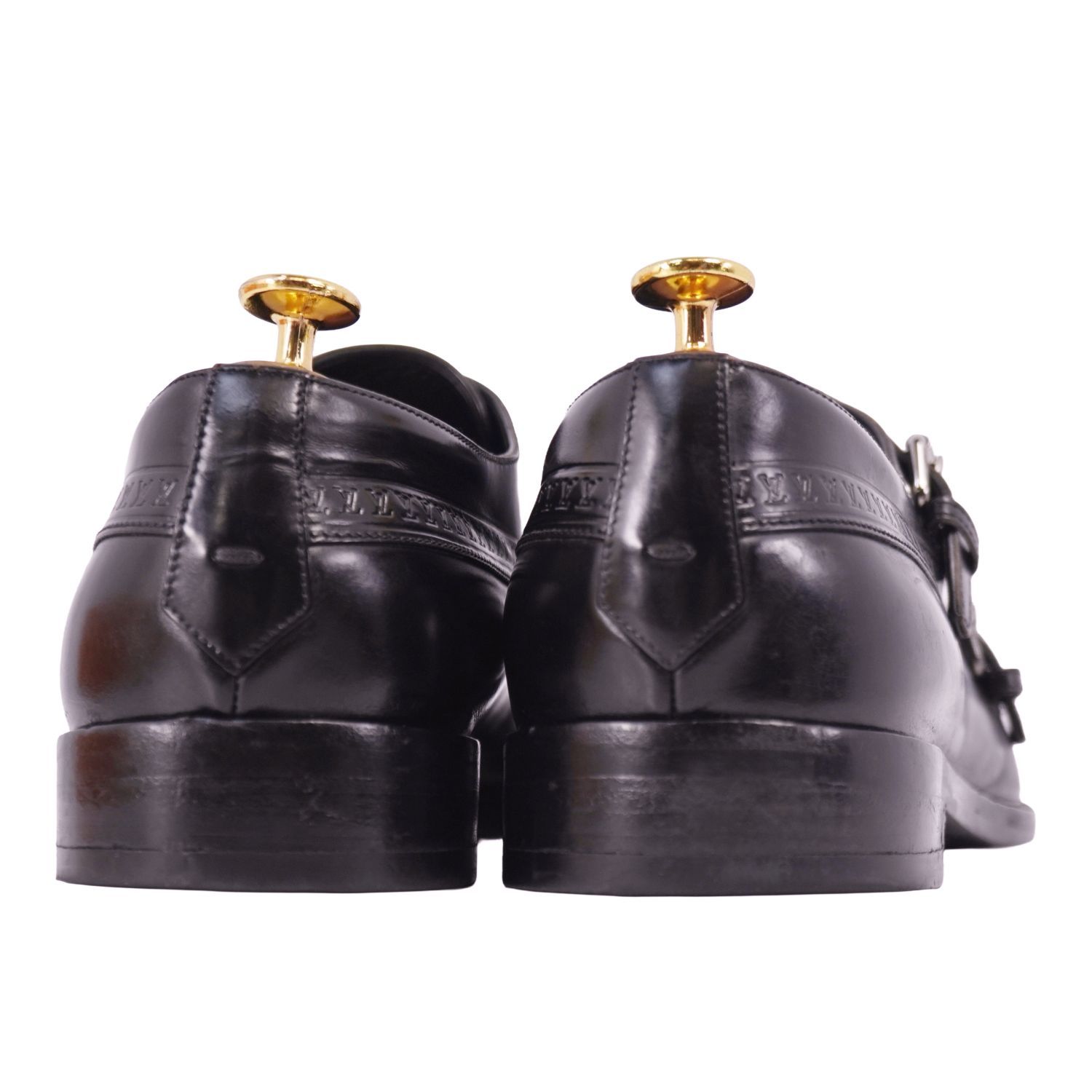 ルイヴィトン LOUIS VUITTON レザーシューズ ダブルモンクストラップ