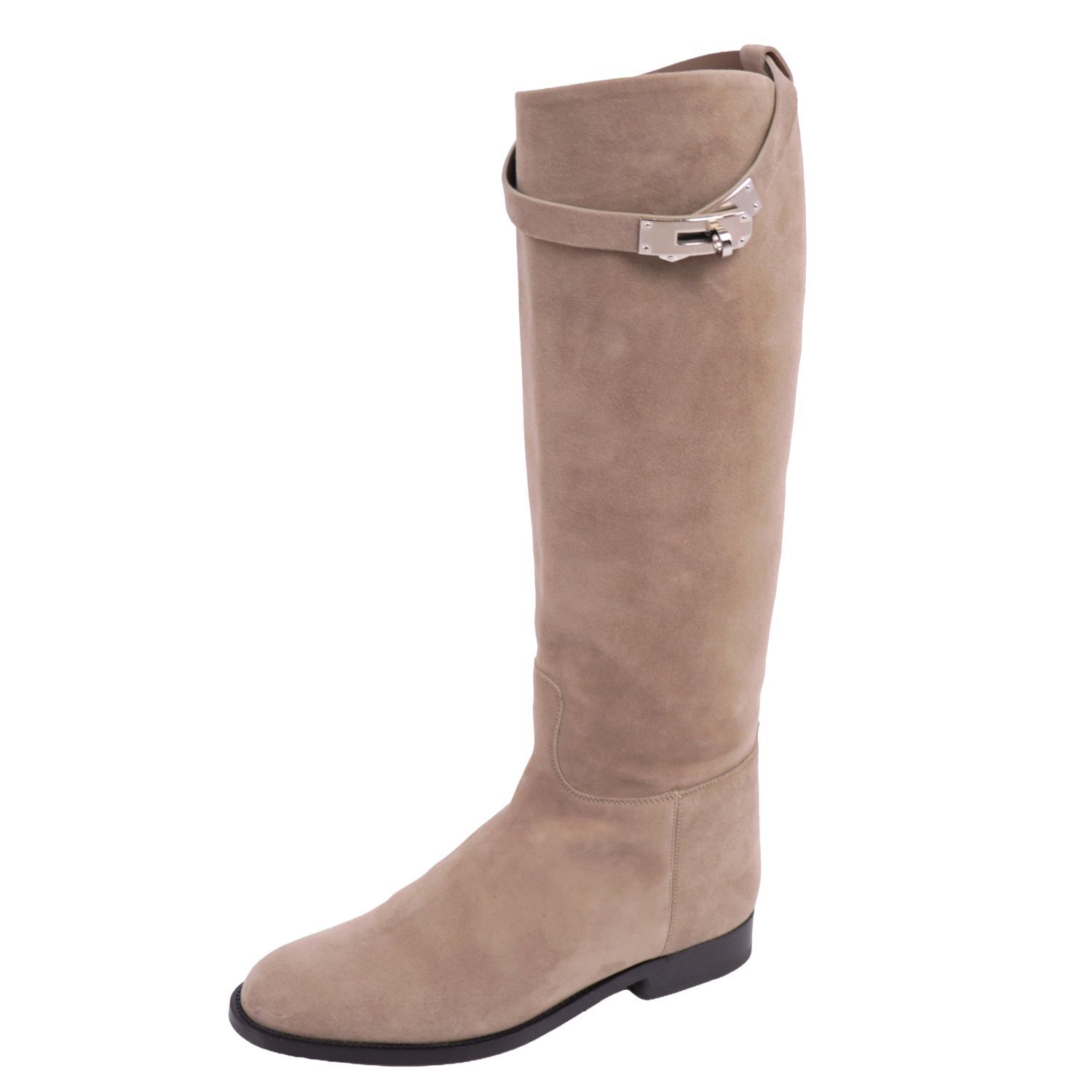 極美品 エルメス HERMES 2022年 ジャンピングブーツ ロングブーツ ケ