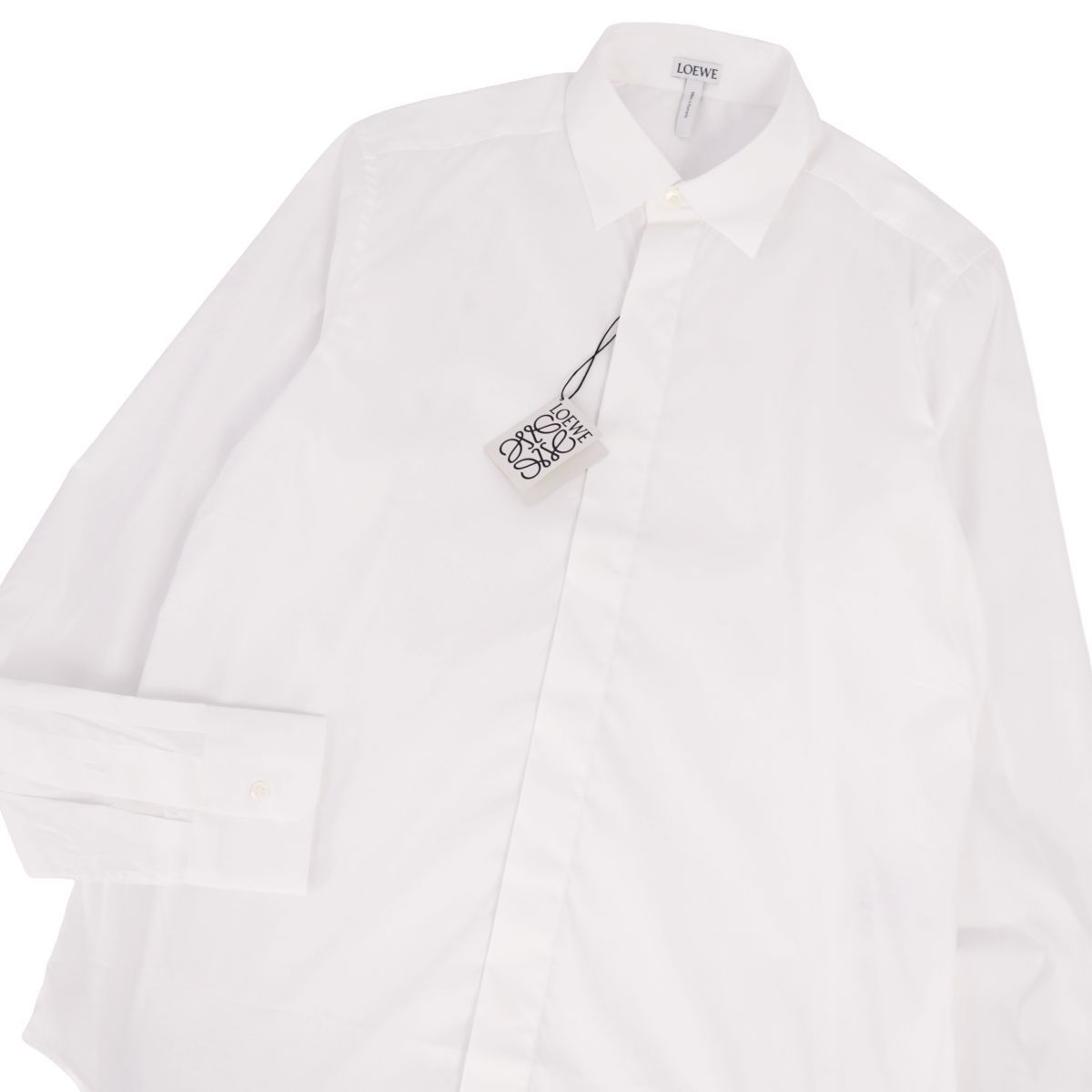 未使用 ロエベ LOEWE シャツ ロングスリーブ 長袖 コットン トップス