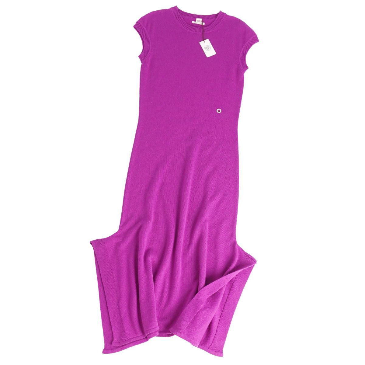 未使用 エルメス HERMES ワンピース 23SS ノースリーブ ニット カシ  