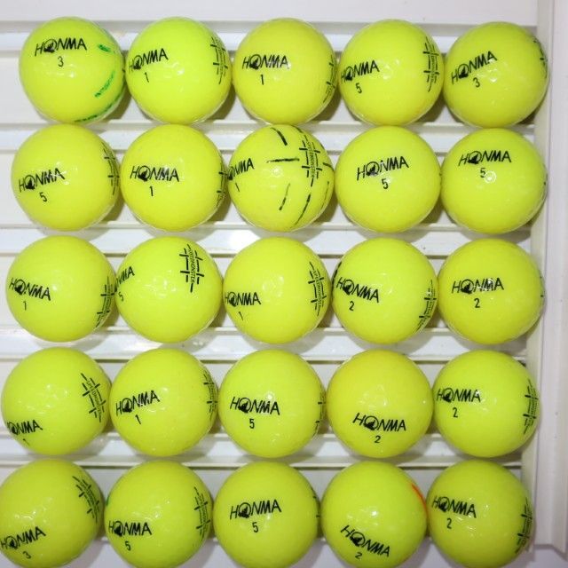 25個 ホンマ D1 スピードモンスター イエロー Bランク HONMA 中古