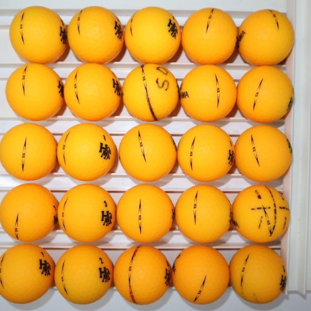 25個 ホンマ NX オレンジカラー Bランク HONMA 中古 ロストボール