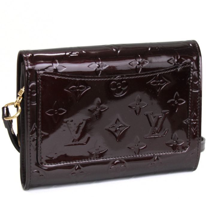 ルイヴィトン Louis Vuitton ロスモアPM ショルダーバッグ ウォレット ヴェルニ アマラント M 91547 72968