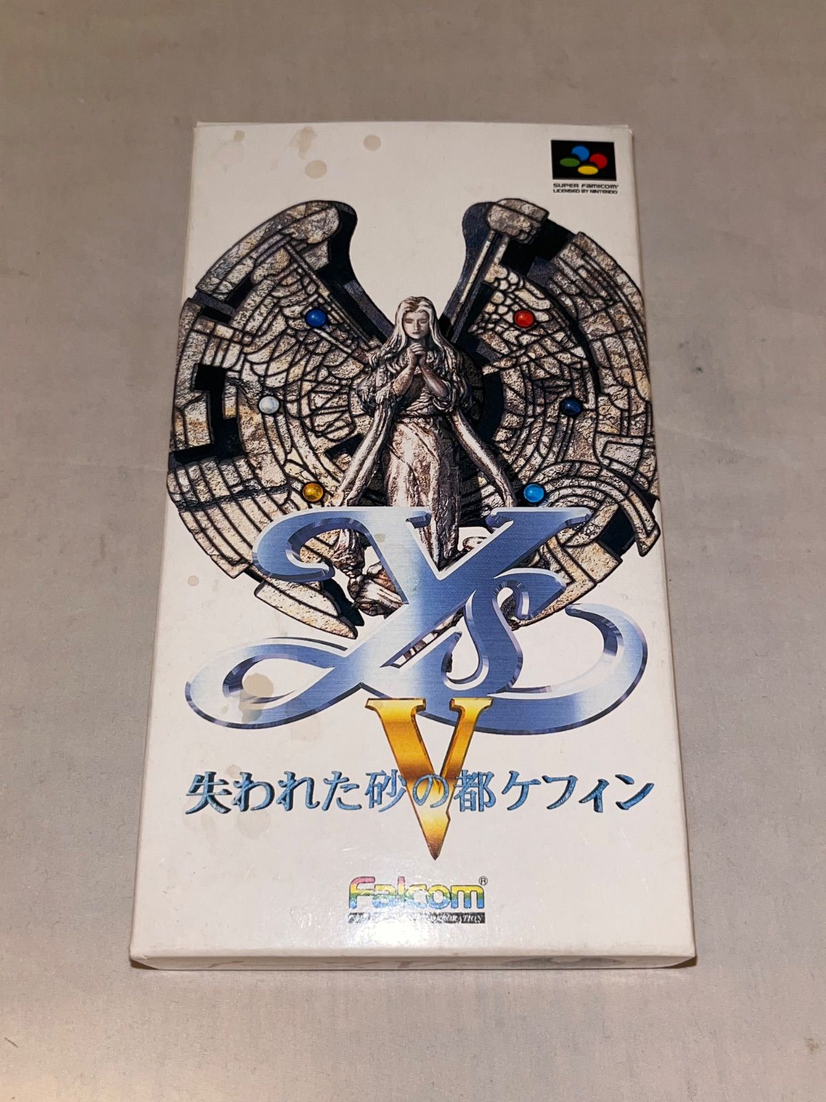 ハガキ チラシ付 イース V 失われた砂の都ケフィン スーパーファミコン