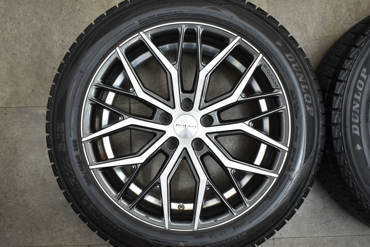 品 ROJAM 19 in 7 5 J 48 PCD 114 3 ウィンターマックスSJ 8 225 50 R レクサスNX ハリアー RAV 4 CX レガシィアウトバック