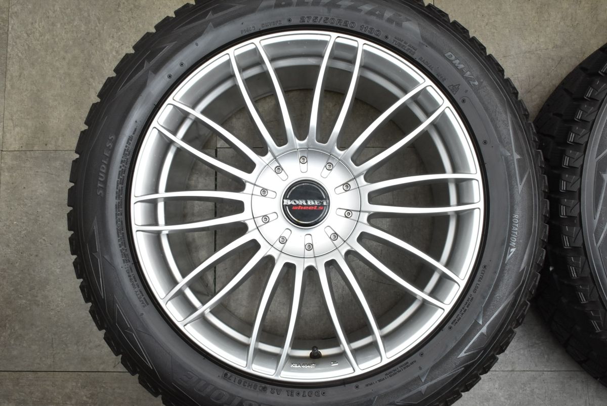 品 BORBET 20 in 9 J 45 PCD 120 ブリヂストン ブリザックDM V 2 275 50 R ランドローバー レンジローバー スポーツ L 405 494