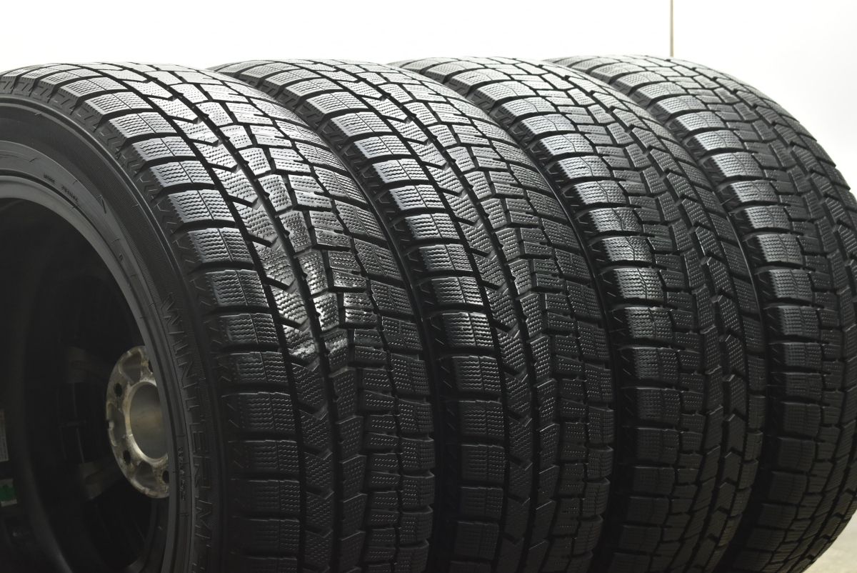  エクシーダー 18 in 7 5 J 38 PCD 114 3 ウィンターマックスWM 02 235 50 R アルファード ヴェルファイア エクストレイル デリカD 18インチ タイヤ ホイールセット