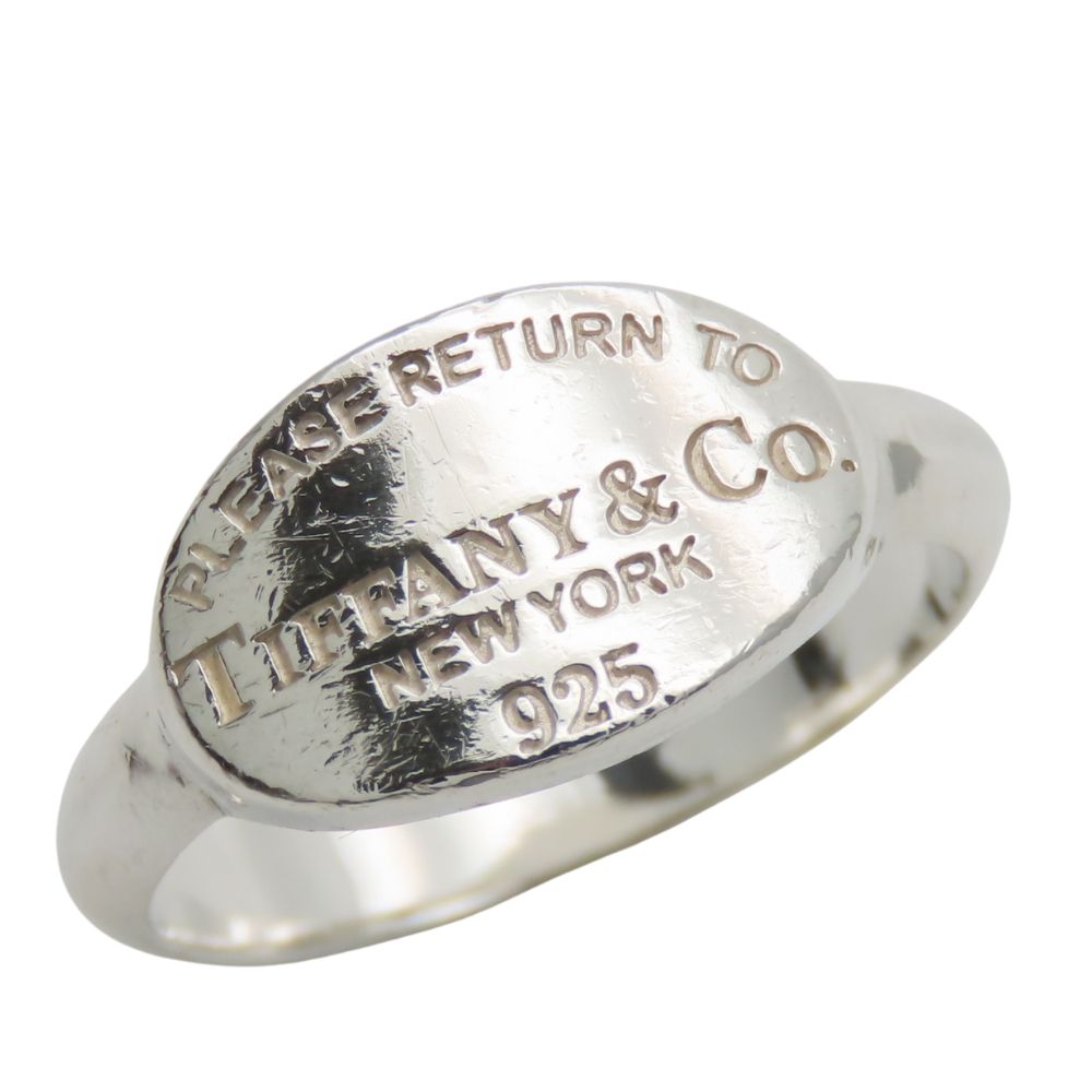 ティファニー リング 指輪 リターントゥ シルバー925 約4.0 g シルバー オーバル レディース 女性 TIFFANY-Co