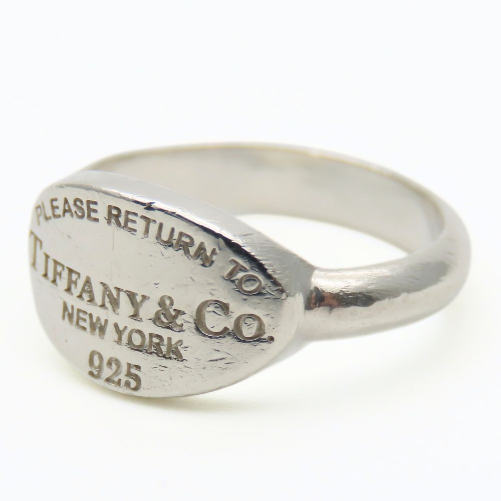  ティファニー リング 指輪 リターントゥ シルバー925 約4.0 g シルバー オーバル レディース 女性 TIFFANY-Co その他 アクセサリー