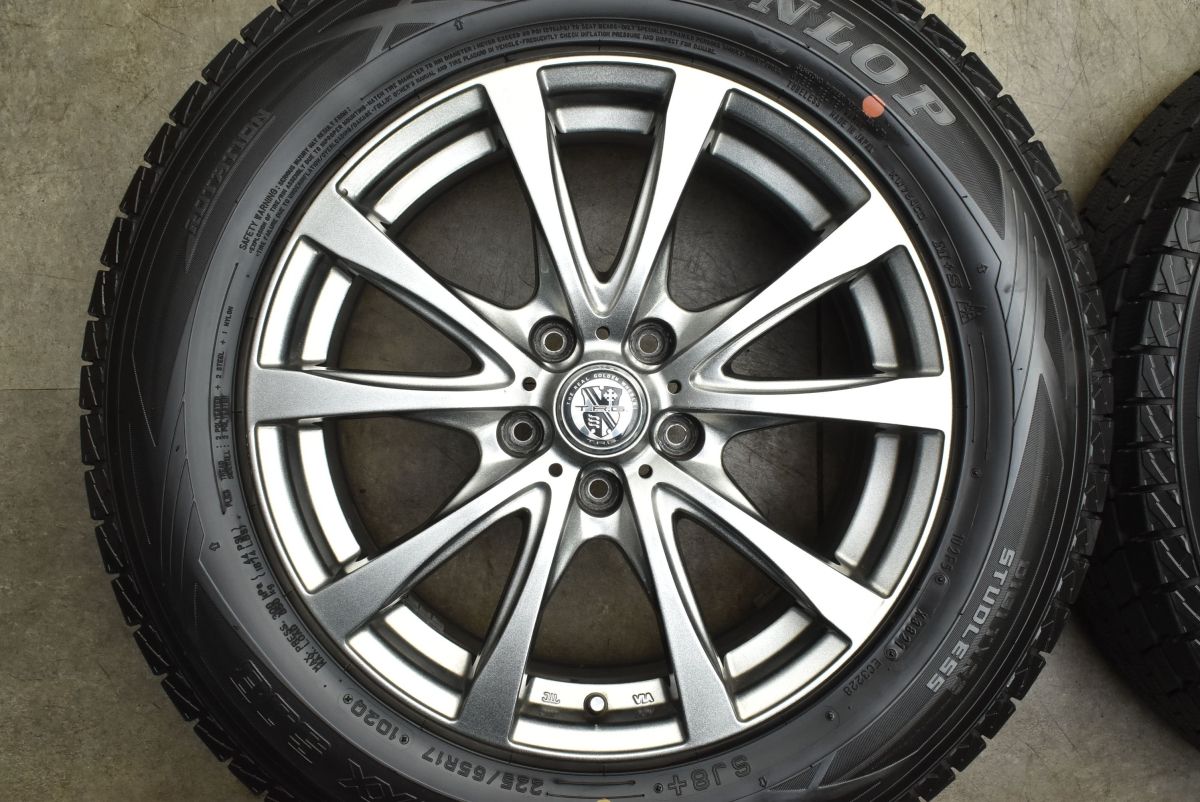 バリ溝 程度良好 TRG 17 in 7 J 38 PCD 114 3 ウィンターマックスSJ 8 225 65 R レクサスNX ハリアー RAV 4 エクストレイル CX 5