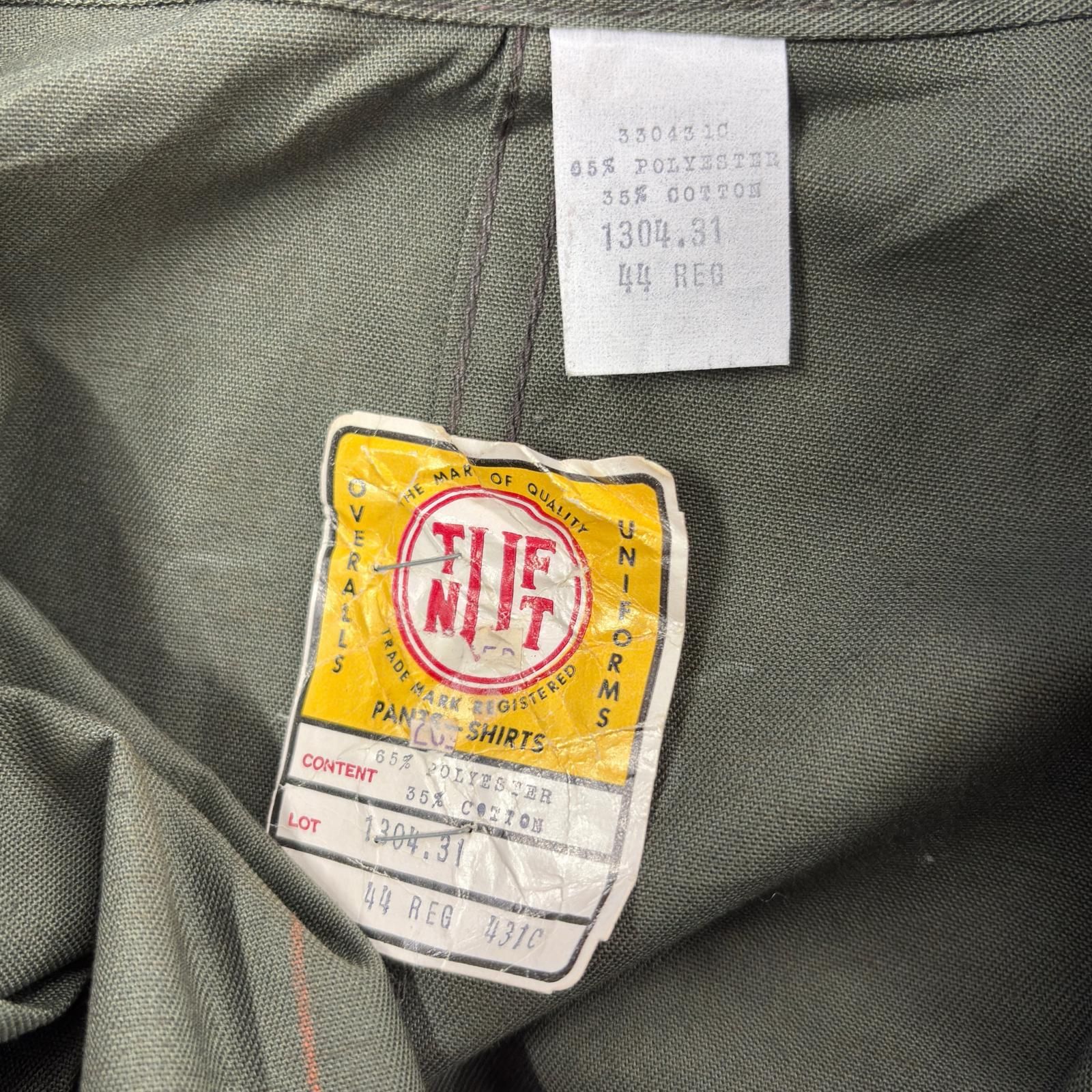古着 60's/60年代 ヴィンテージ TUF NUT USA製 長袖つなぎ デッド