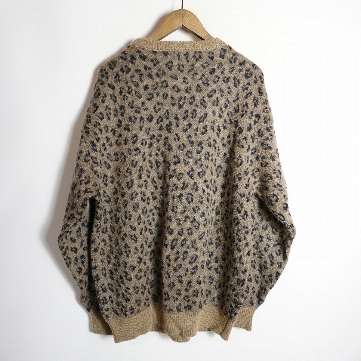 美品 24AW WACKO MARIA ワコマリア LEOPARD JACQUARD MOHAIR KNIT