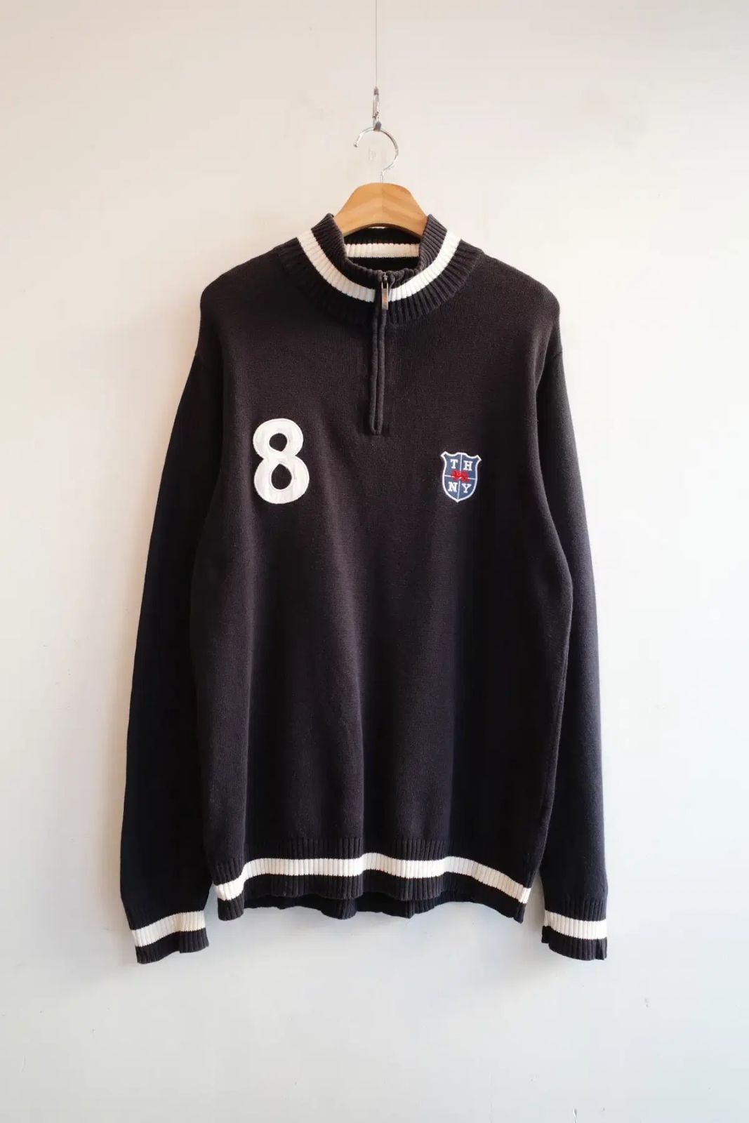 TOMMY HILFIGER トミーヒルフィガー ハーフジップ ニット