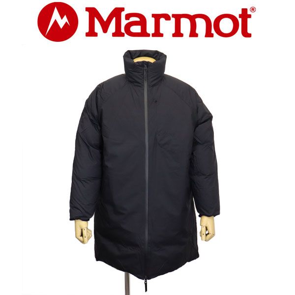 Marmot マーモット UNISEX 750 FP Vertical Long Down Jacket バーティカル ロング ダウンジャケット 全 MT 002 BLACK XL