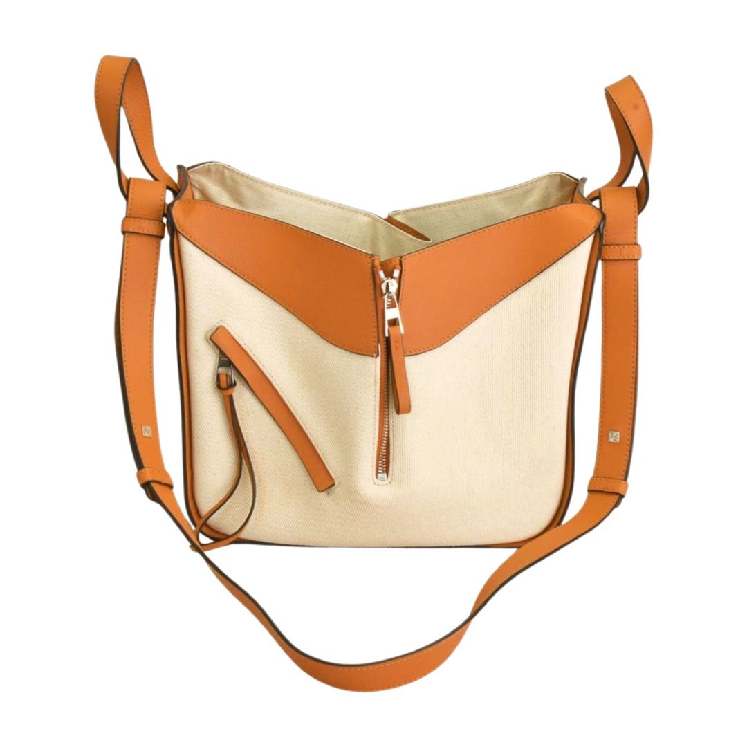 ロエベ LOEWE x ケン プライス KEN PRICE ハンモック スモール 2 WAY ショルダー ハンド バッグ ヤシ アナグラム レディース F YA 1199