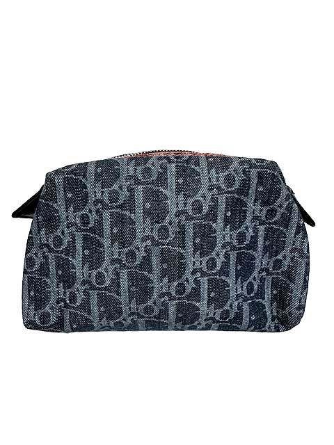 ディオール　デニム　アクセサリーポーチ　バッグ　ワンショルダー トロッター 中古】Christian Dior クリスチャンディオール 小物 ポーチ トロッター