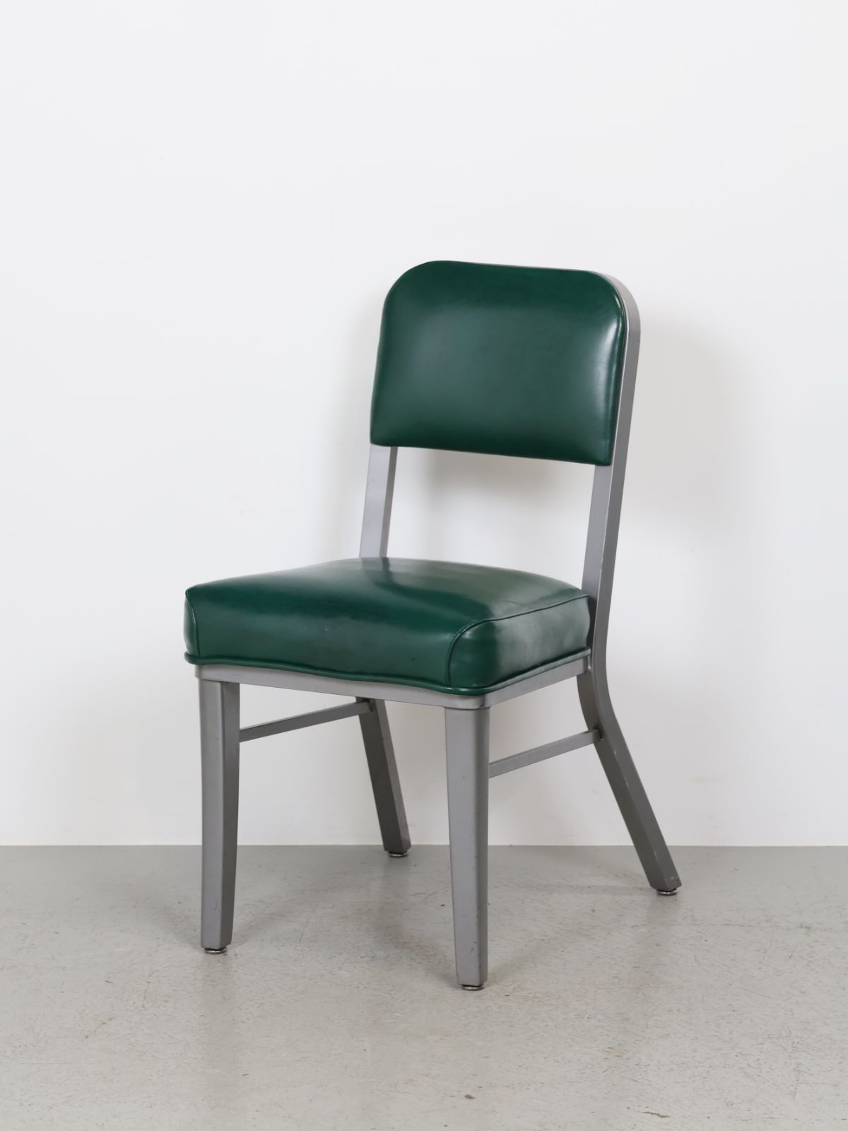 1970年代 Steelcase社製 ヴィンテージ グリーンビニールレザー チェア