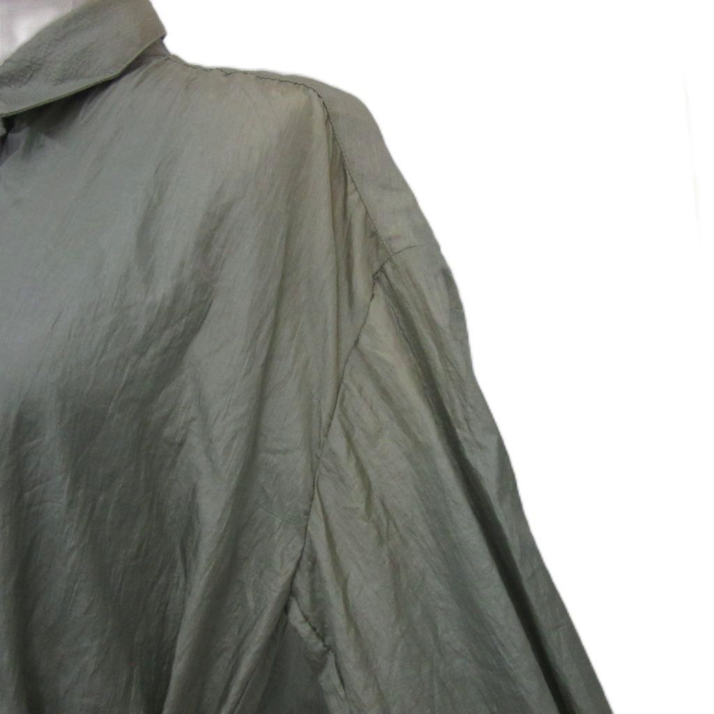  レイチェルコーミー Rachel Comey シャツワンピース XS 長袖 グレー ベルト付き ロング丈 YS 16 GY 61 長袖 七分袖 その他