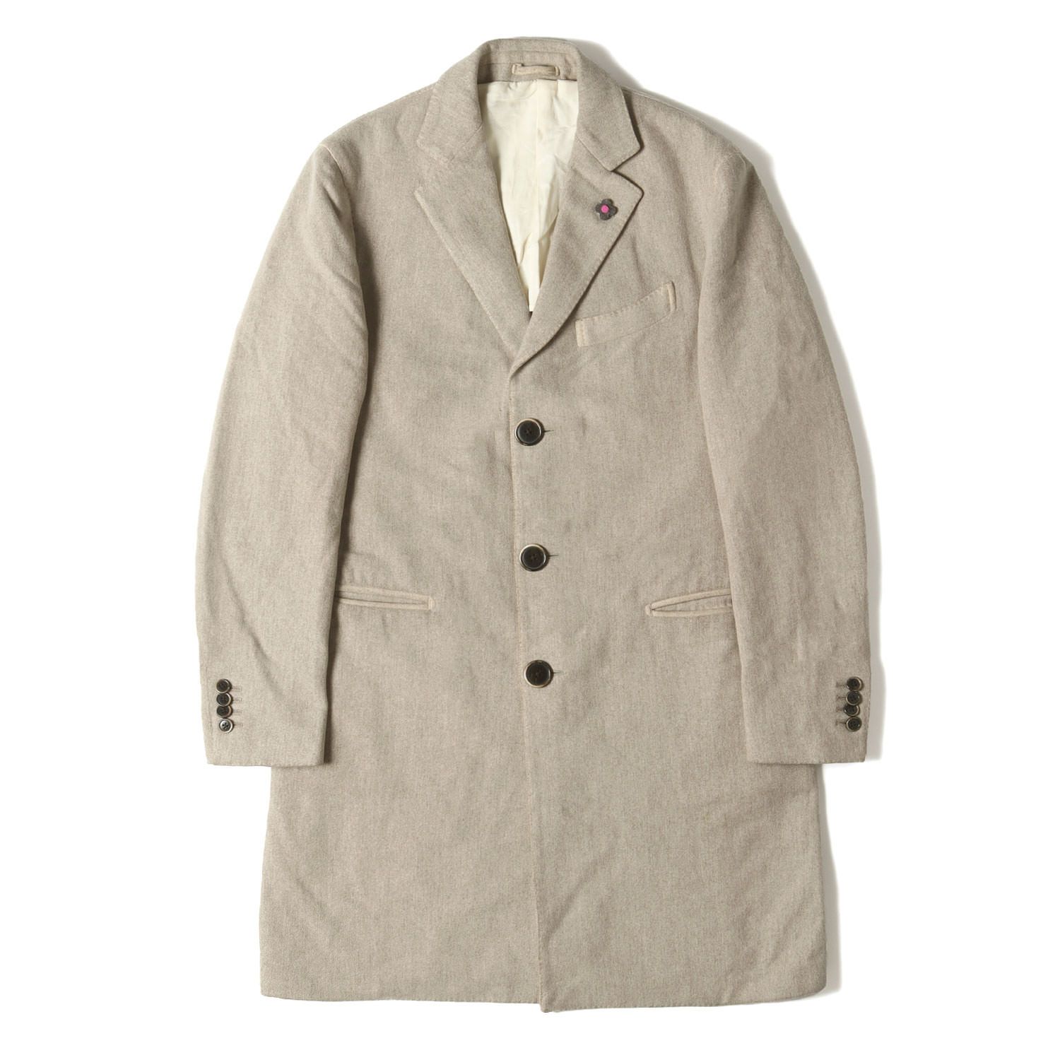 LARDINI ラルディーニ コート グレージュ サイズ:50 | ブートニエール