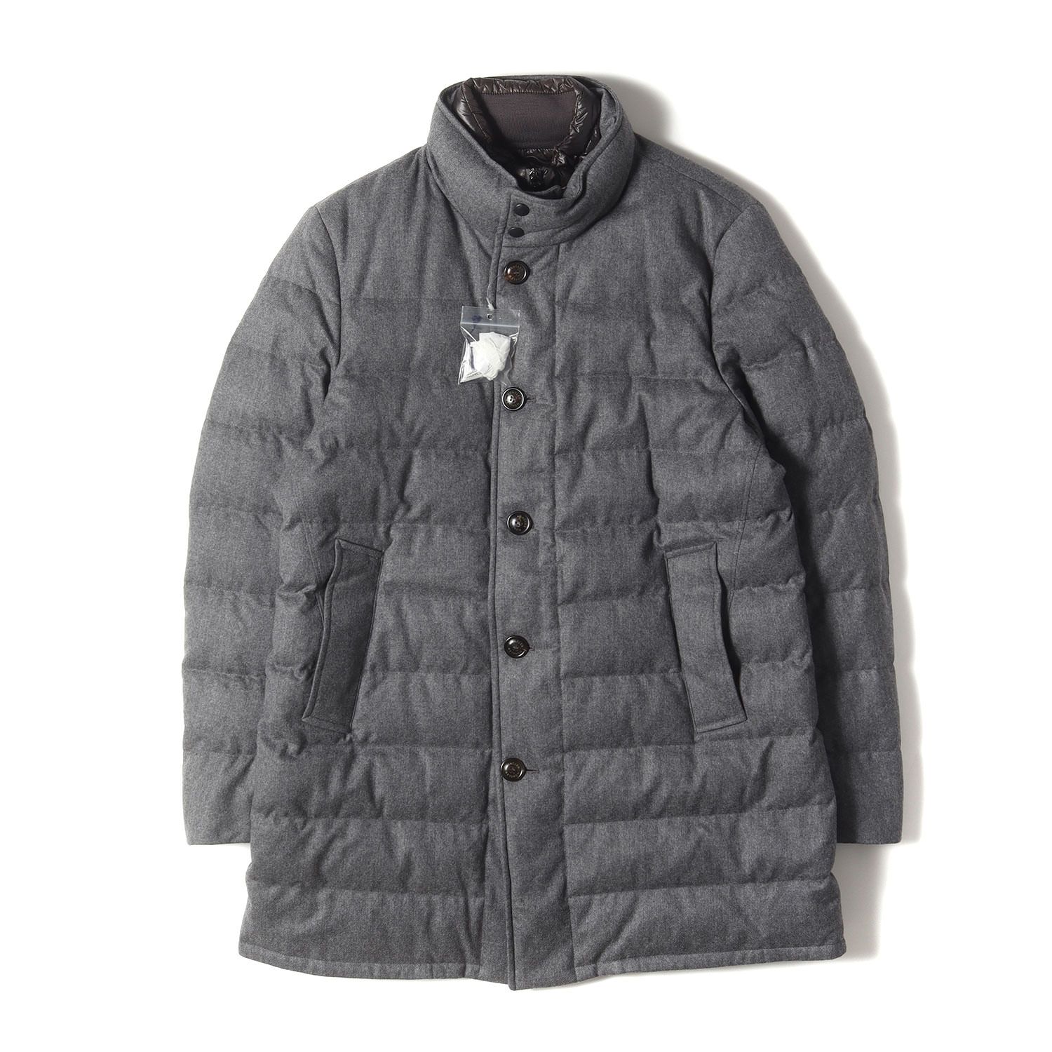MONCLER モンクレール コート グレー サイズ:4 | 2WAY レイヤード 
