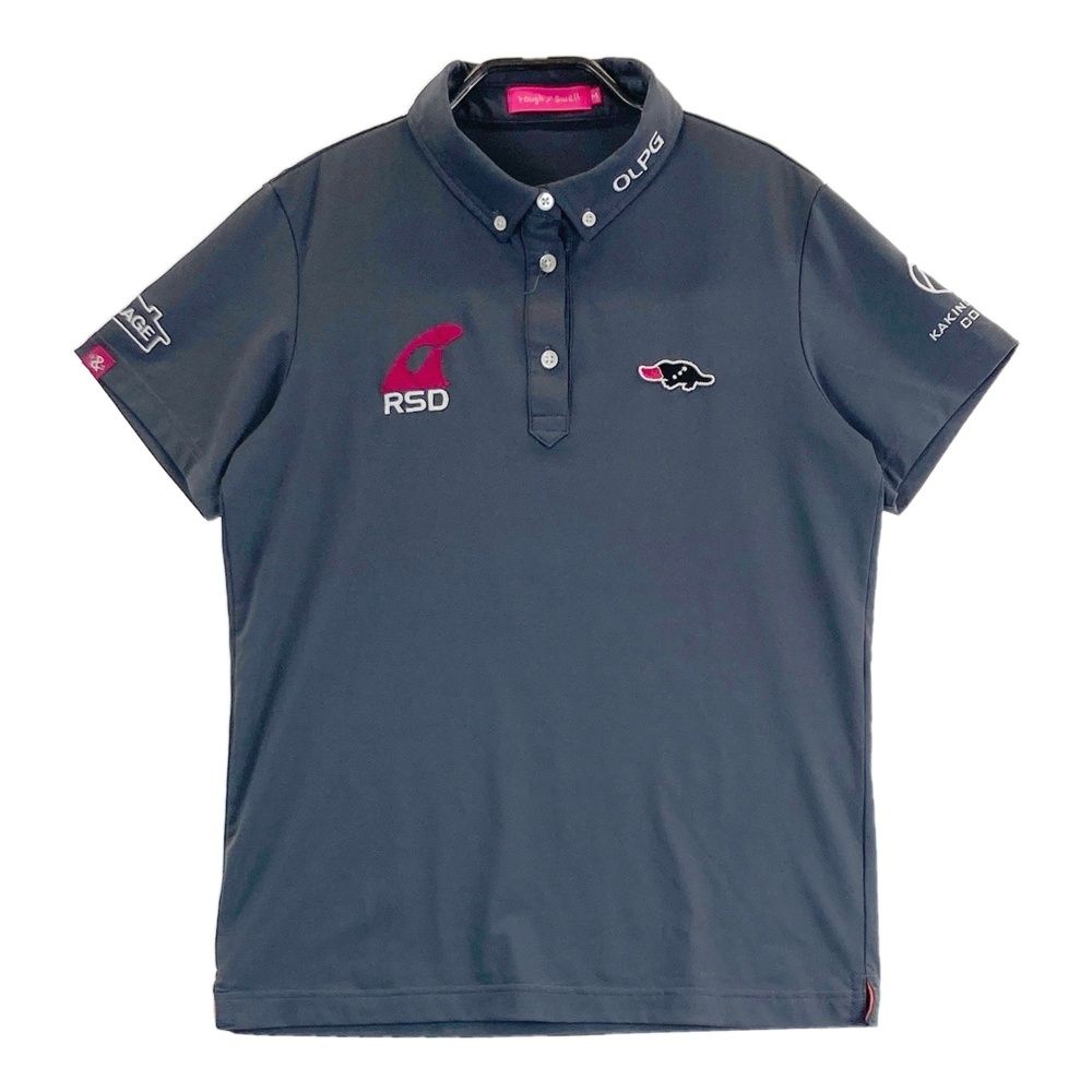 サイズ：M ROUGH&SWELL ラフアンドスウェル ボタンダウン 半袖