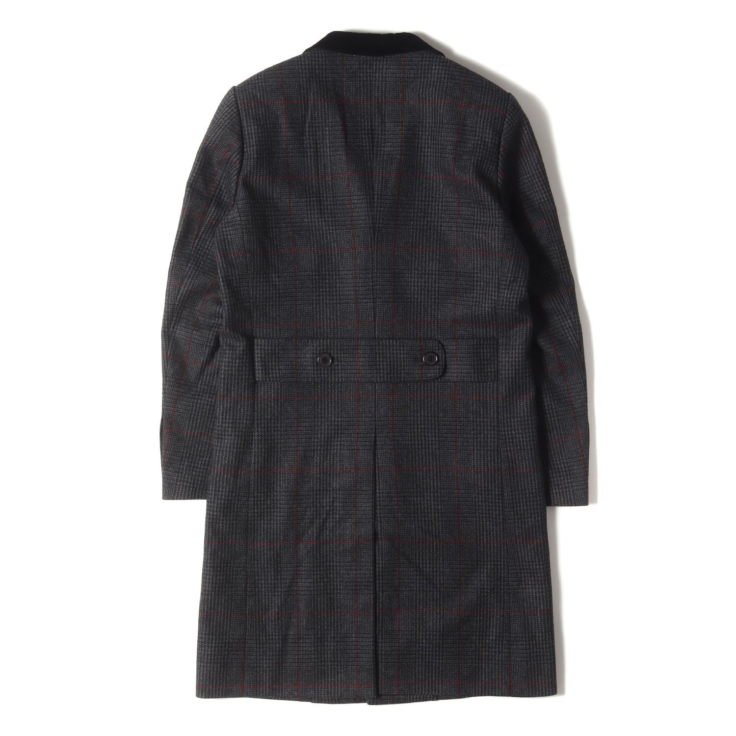 DOLCE&GABBANA ドルチェ&ガッバーナ コート ブラック グレー サイズ:46 