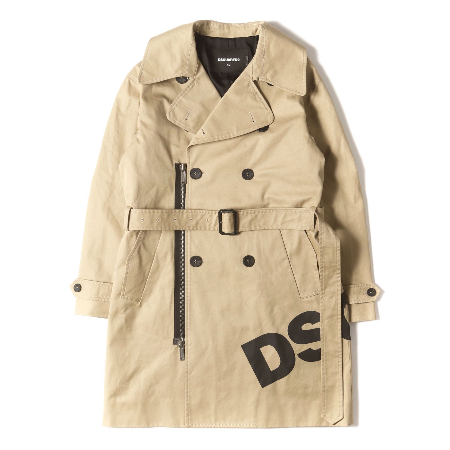 DSQUARED2 ディースクエアード コート ベージュ サイズ:42