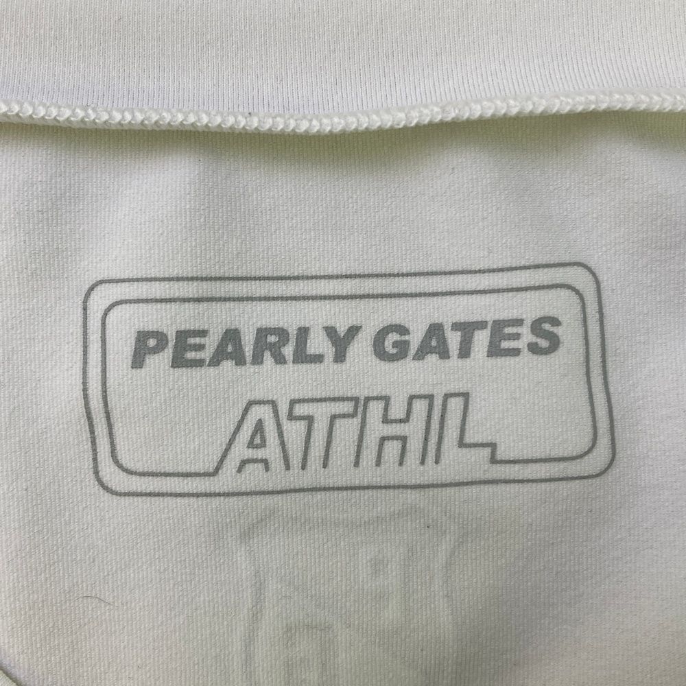 サイズ：4 PEARLY GATES パーリーゲイツ 長袖インナーTシャツ ホワイト