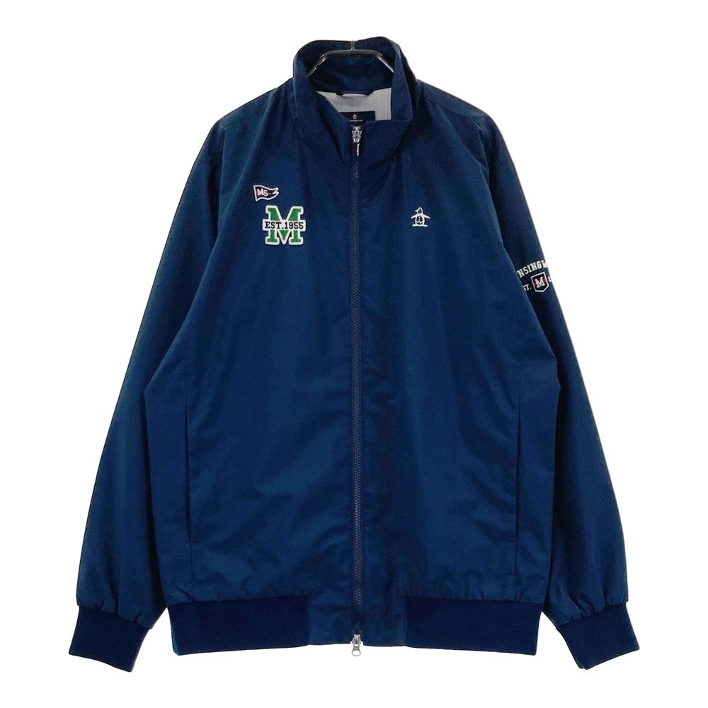 赤字超特価，格安 サイズ：L MUNSING WEAR マンシングウェア MGMQJK02W 蓄熱 ジップジャケット  ネイビー系 [240101590546] ゴルフウェア メンズ ストスト ジャケット