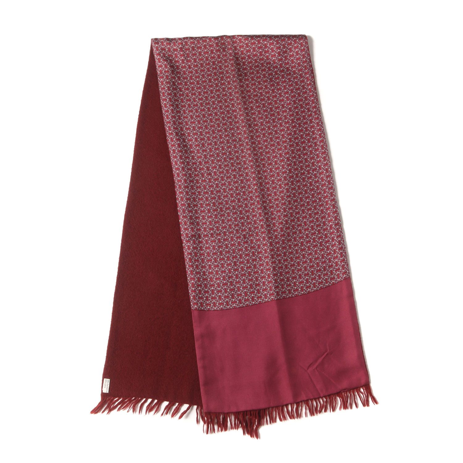 HERMES エルメス マフラー | 無地 カシミヤ / ビット総柄 シルク