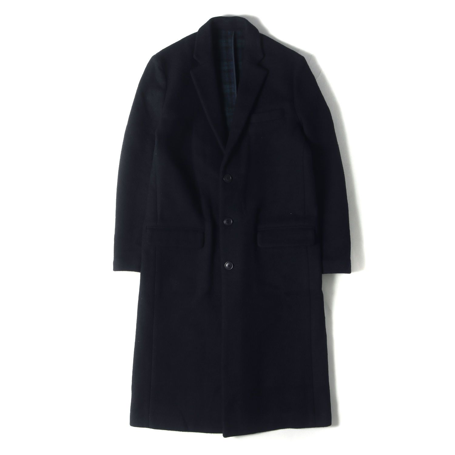 レア Mr.gentleman チェスターコート ミスタージェントルメン ウール Mr.GENTLEMAN ミスタージェントルマン ウール チェスターコート ロング