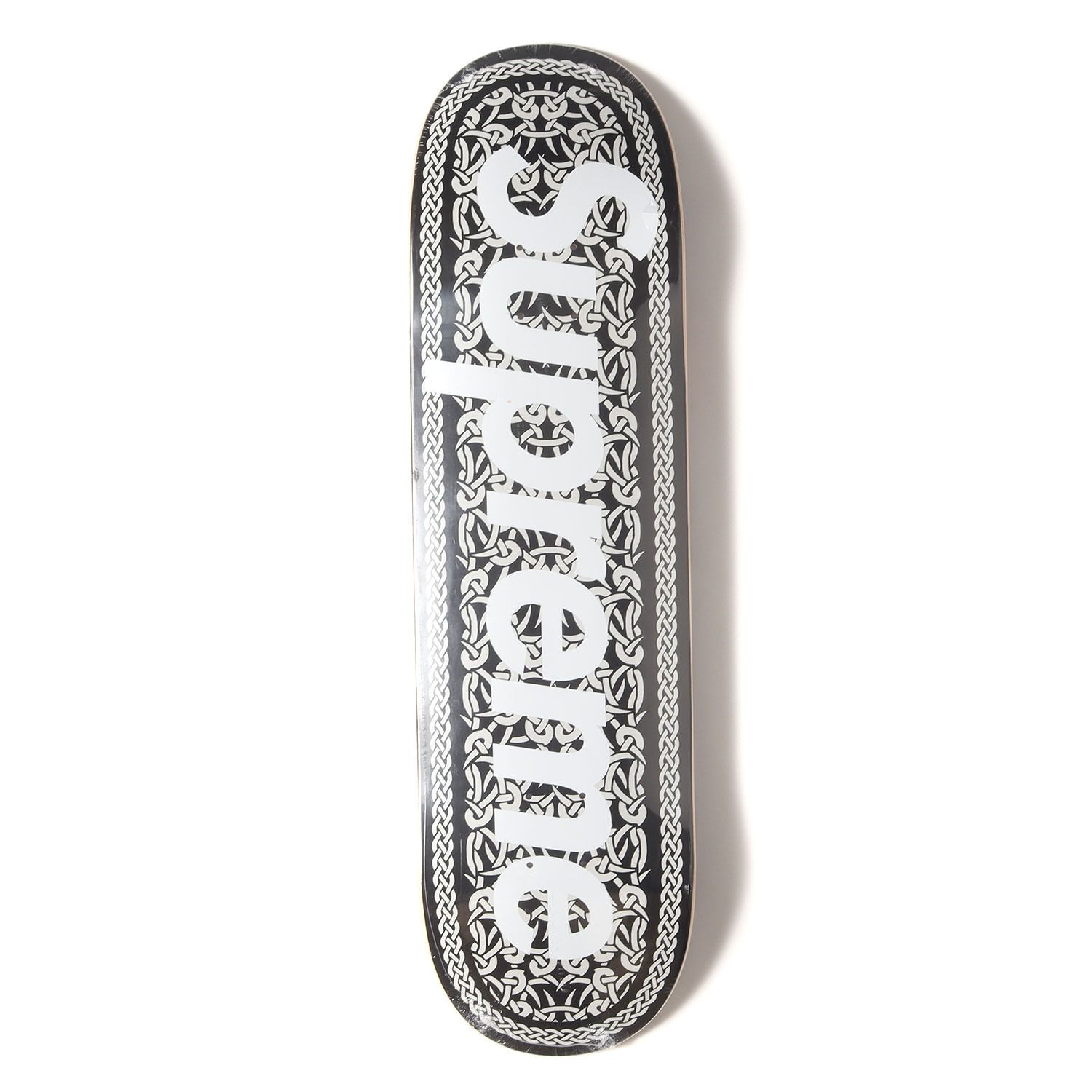 Supreme シュプリーム 21 AW ケルティックノットロゴ スケボーデッキ Celtic Knot Skateboard ブラック 黒 ファッション 雑貨 インテリア メンズ